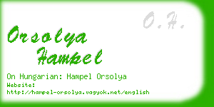 orsolya hampel business card